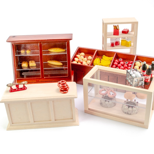 Miniaturen für´s Puppenhaus 6233-2 kleine Deckchen Kaufladen Puppenstube 