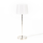 Tischlampe mit LED silber/weiß für Puppenhaus Puppenstube Kahlert 10429 