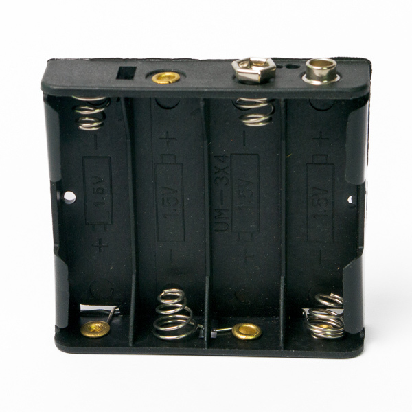 Batteriefach für R6 Batterien 4x R6 (6V) liegend