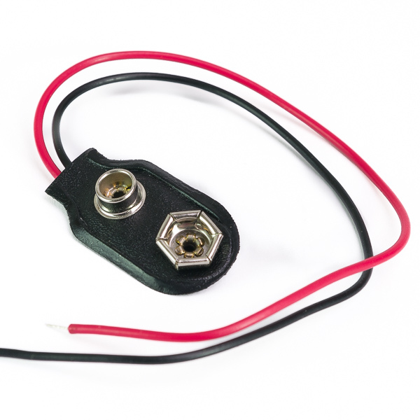 Batterieclip 2pol. mit Litze