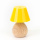 Tischlampe mit Holzfuß für Puppenhaus