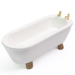 Badewanne für Puppenbad WEISS