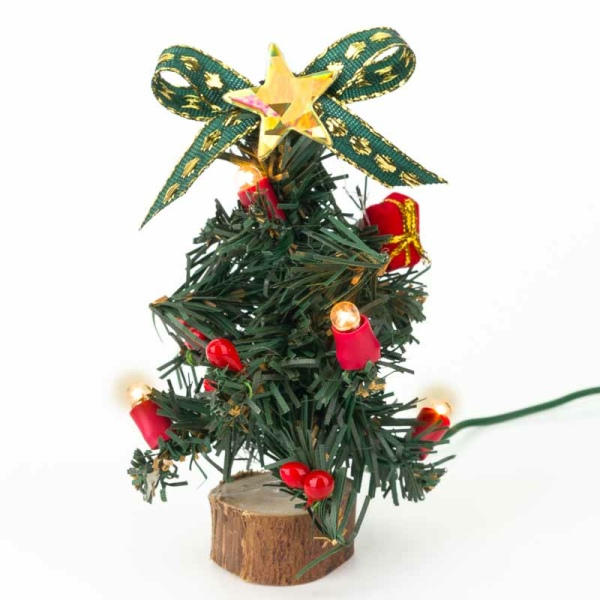 Puppenhaus Weihnachtsbaum Topper Star Dekoration Deko 1:12 Maßstab Zubehör 