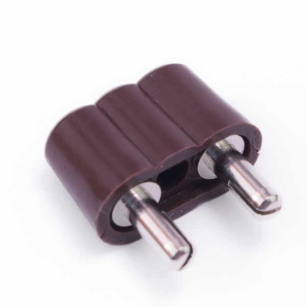 Stecker für Puppenhaus braun