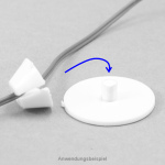 praktischer Deckenteller für Puppenhauslampen