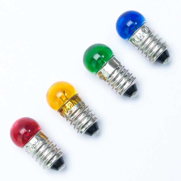 Puppenhauslampen 5 Stück  NEU Glühbirne E5.5 3,5V Birnchen für Krippen- 