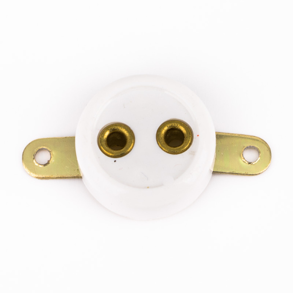 weiße Steckdose für's Puppenhaus, 0,69