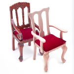 Polsterstuhl mit Armlehne