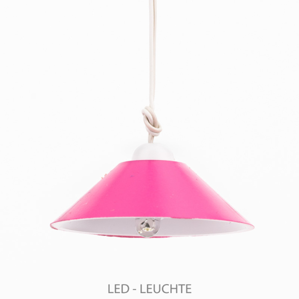 LED Hängelampe 3,5V ROSA