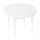runder Tisch, 4 Beine WEISS