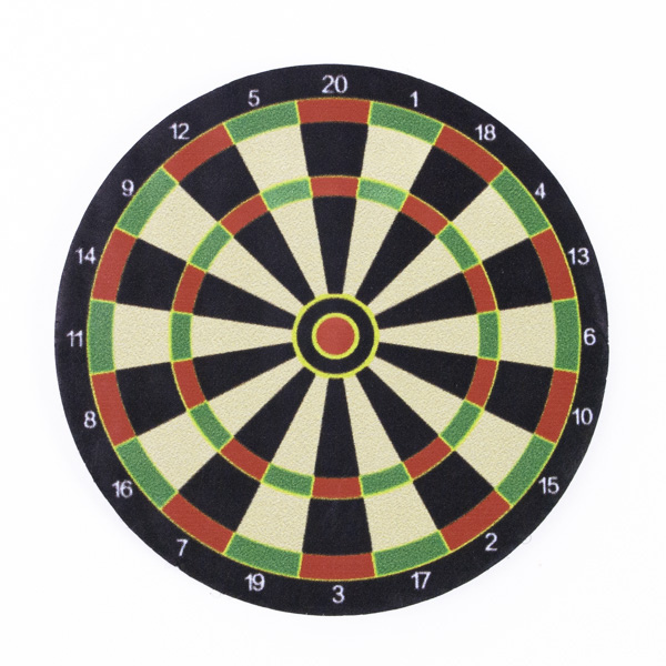 Dartscheibe bunt
