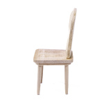 rustikaler Dekostuhl mit Herz NATUR