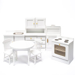 Komplettset Küchenmöbel 7-tlg WEISS