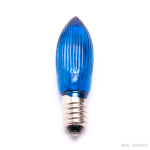 SP 7 Stück Topkerze E10 3W gefärbt blau 34V