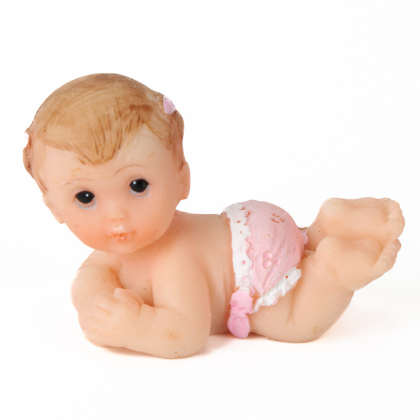 Baby, liegend - für Puppenhaus MÄDCHEN