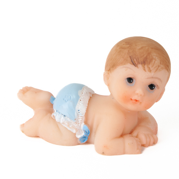 Baby, liegend - für Puppenhaus JUNGE