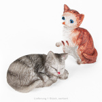 4210# Papiertasche Katzen-Werbetasche M 1zu12 Puppenstube Puppenhaus 