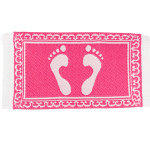Fußmatte "Füße", pink