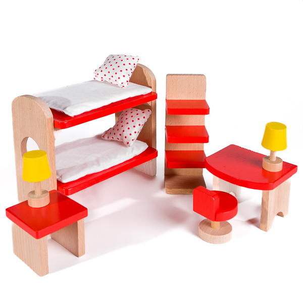 Basic-Puppenmöbel Kinderzimmer, 11-teilig