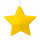 gelber Stern mit Beleuchtung