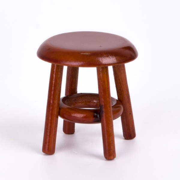 Holzhocker für Puppenstube, 2,43